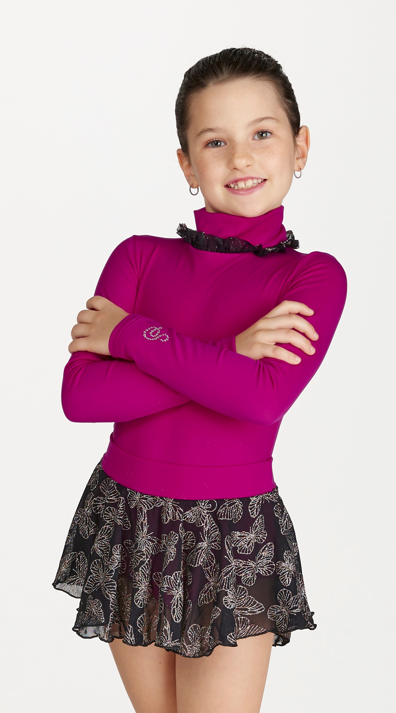 Robe  thermique noir / fushia Taille III