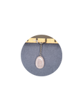 Porte clef quarz rose