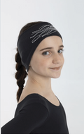 Bandeau noir motif vague
