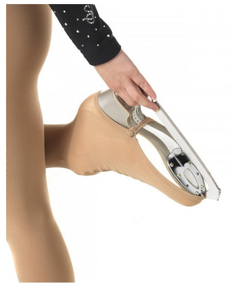 Collants strassé sur les 2 jambes couvre patin
